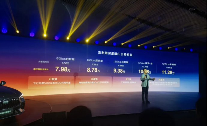 吉利银河星耀6预售价7.98万起，要砸谁的锅？